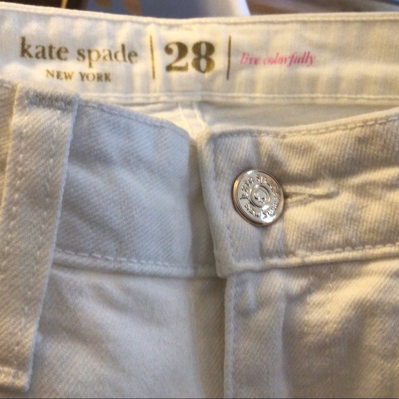 Kate Spade New York White Ankle Jeans - Picture 5 of 7